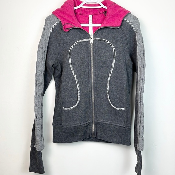 Lululemon Limited Edition Cable Knit Scuba Hoodie - Picture 2 of 15